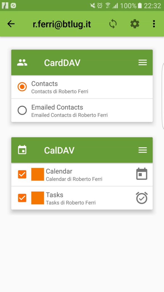 Zimbra davdroid android